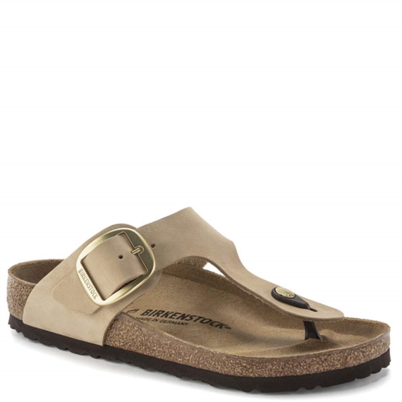 Birkenstock Gizeh Big Buckle Sandaler, Sandcastle